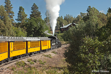 Durango and Silverton Narrow Gauge Railroad Engine 481 Whistle Stop
